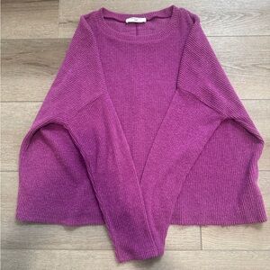 Magenta Crew Neck Sweater